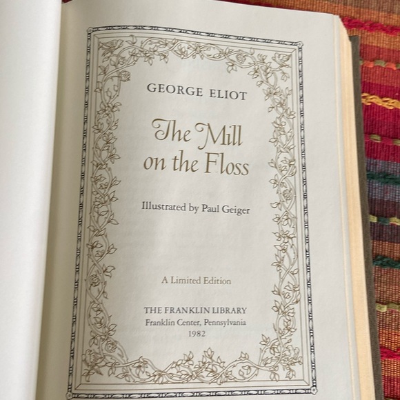 The Mill on the Floss Limited Edition Franklin Library LeatherBound Vintage Book - Picture 6 of 9